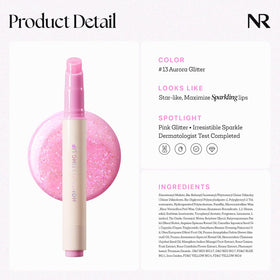 Nature Republic next to coin for size comparison and travel-friendly benefit
