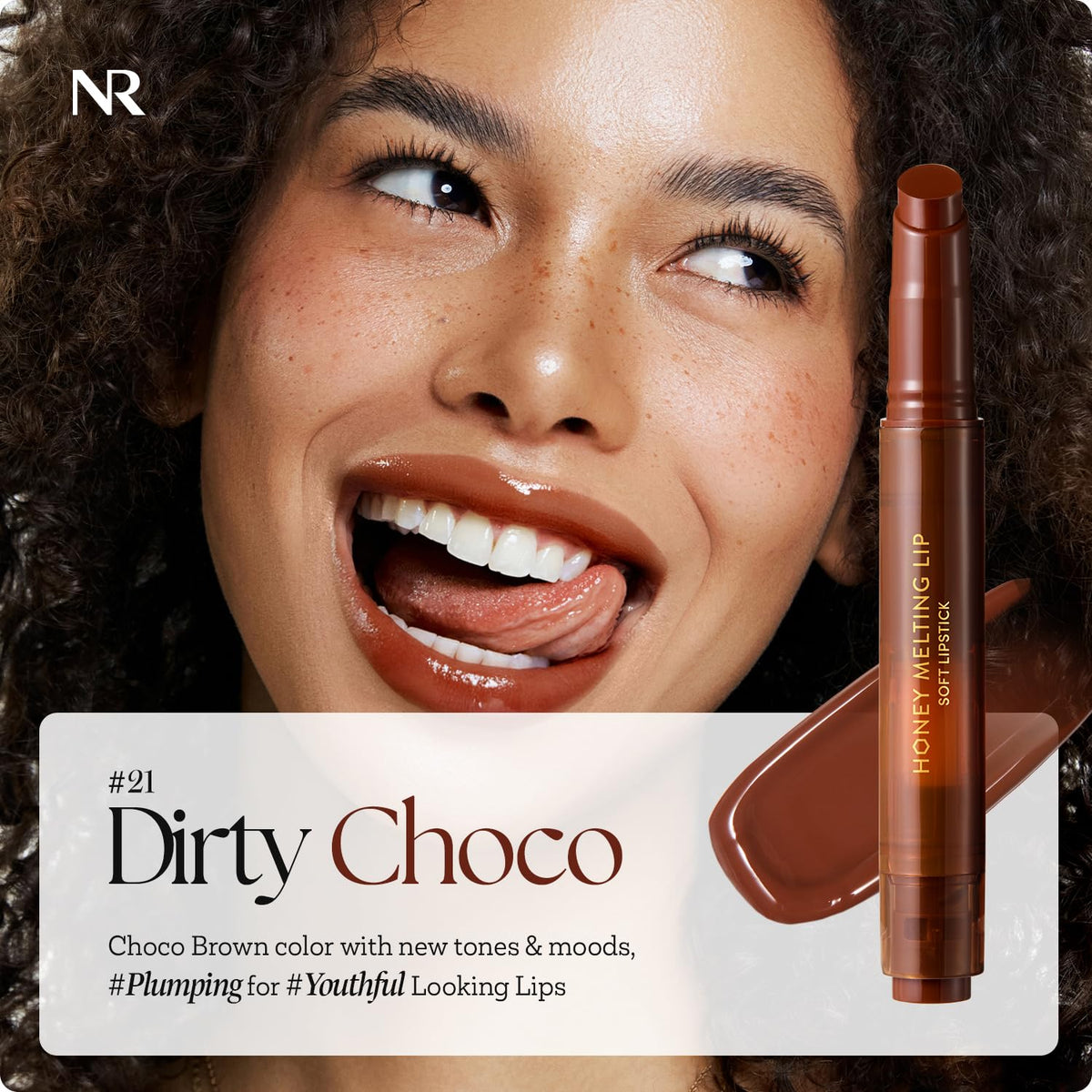 Nature Republic close-up of creamy honey-like texture showing smooth hydration benefit