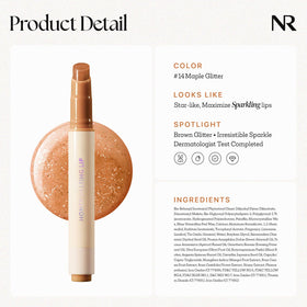 Nature Republic size comparison in hand showing compact scale benefit: travel friendly