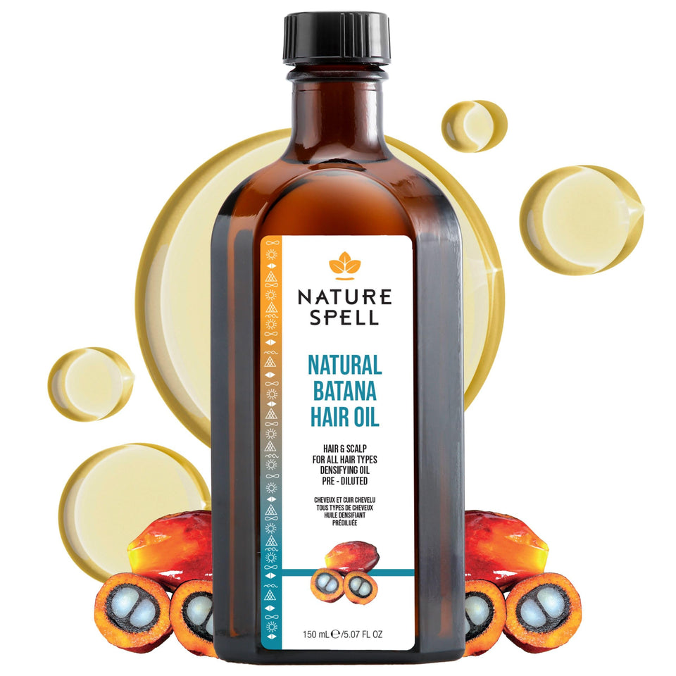 Nature Spell bottle front view showing clean label and 5.07 fl oz size benefit