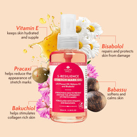 Nature Spell oil texture drop closeup highlights lightweight absorbent feel