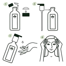 Nature Spell duo set staged in a bathroom to inspire daily hair care rituals