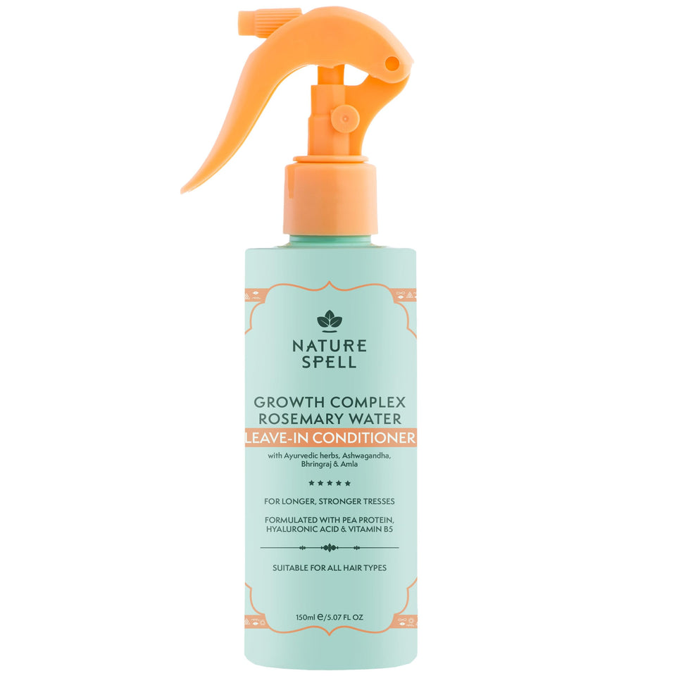 Nature Spell front bottle showing label and spray nozzle for easy use