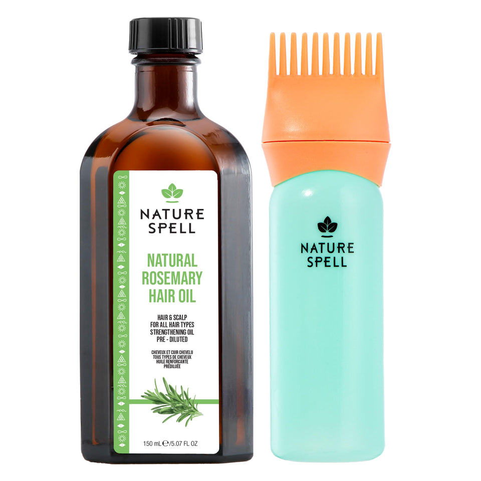 Nature Spell bottle front packaging showing product and benefits