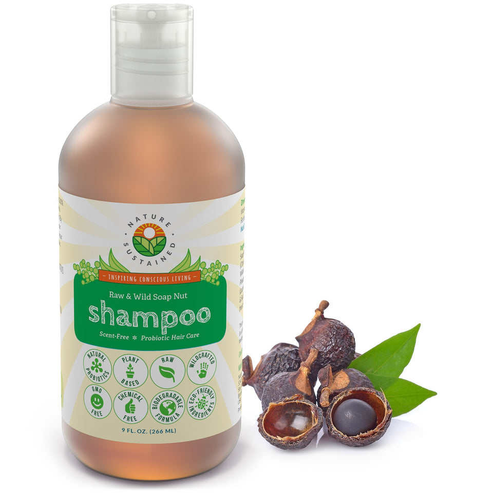 Nature Sustained front bottle view showing clean natural packaging and benefits