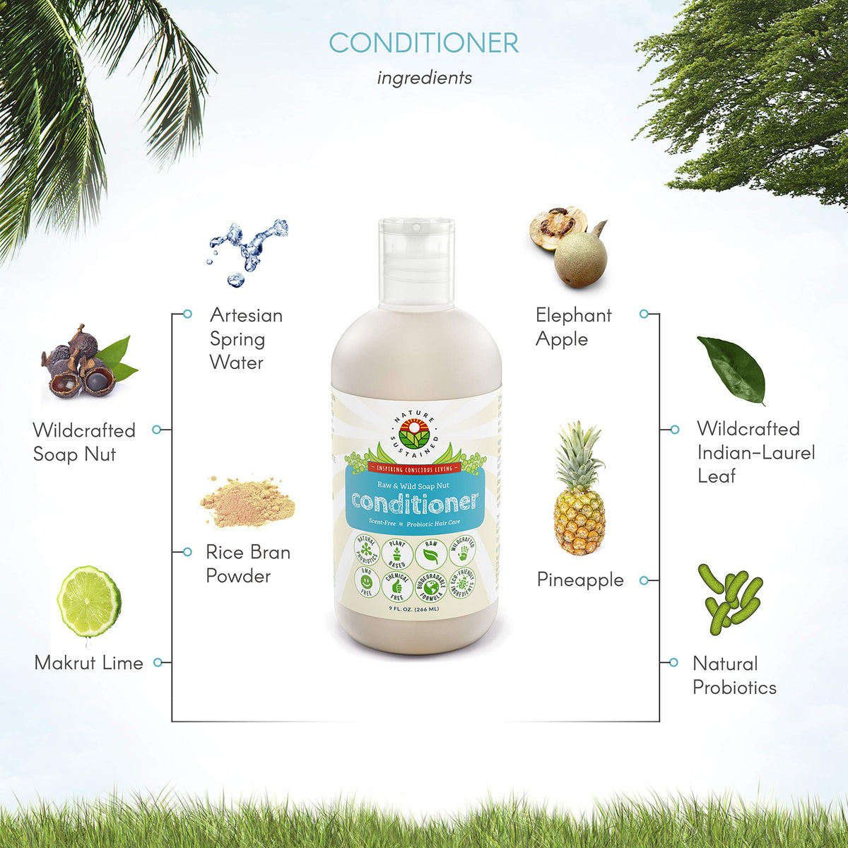 Nature Sustained texture in hand demonstrating creamy probiotic hydration