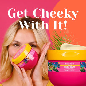 NATURE WELL cream massaged into skin showing smoothing finish and non-greasy feel