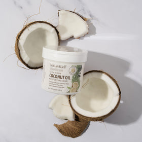NATURE WELL cream texture close-up highlighting smooth absorption benefit
