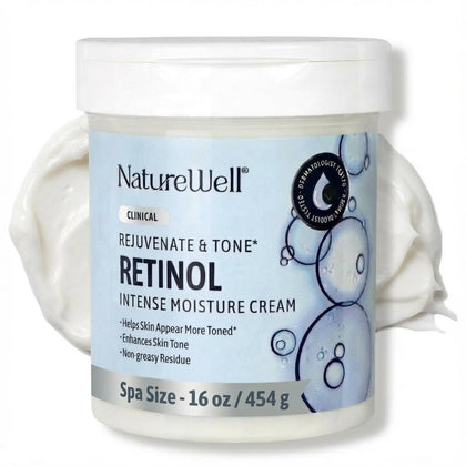 NATURE WELL front jar view showing product and size benefit