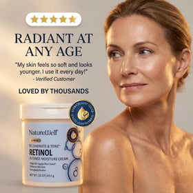 NATURE WELL retinol micro-encapsulation visual depicting gradual delivery benefit