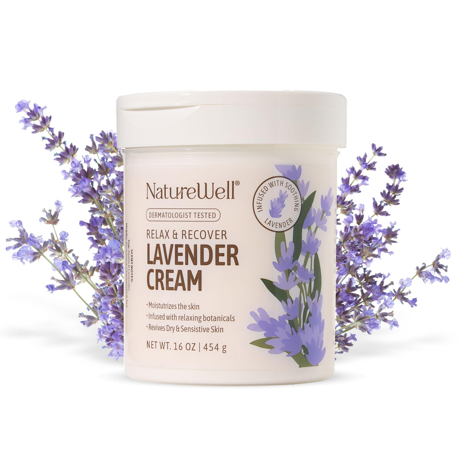 NATURE WELL front jar showing label and 16 oz size benefit