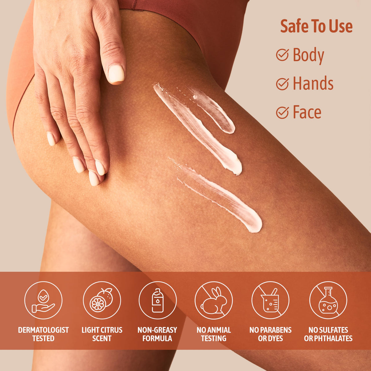 NATURE WELL scoop lifting cream for hygienic application and measured use