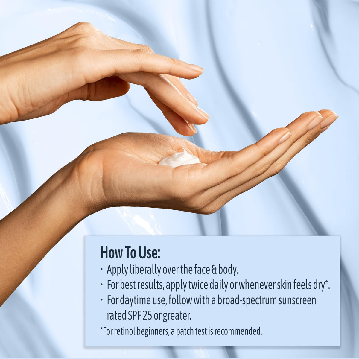 NATURE WELL cream texture close-up revealing rich, smooth hydration