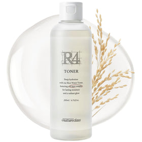 NatureClass R4 front bottle showing clean packaging and glass skin promise