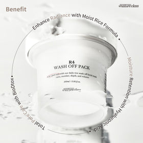 NATURECLASS rinsing with water drops showing easy, non-drying finish