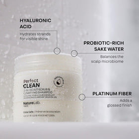 NatureLab.TOKYO product in hand dispensing to show consistency and easy application