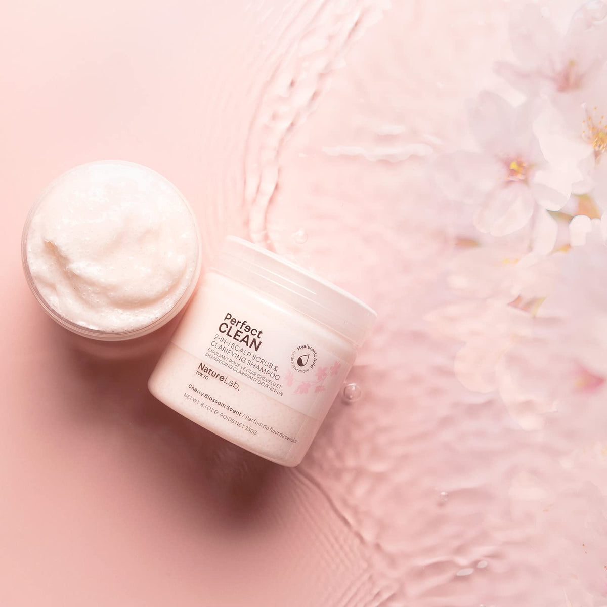 NatureLab.TOKYO limited-edition display as a gift-ready cherry blossom option