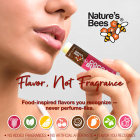 Nature's Bees balm texture close-up highlighting creamy moisture
