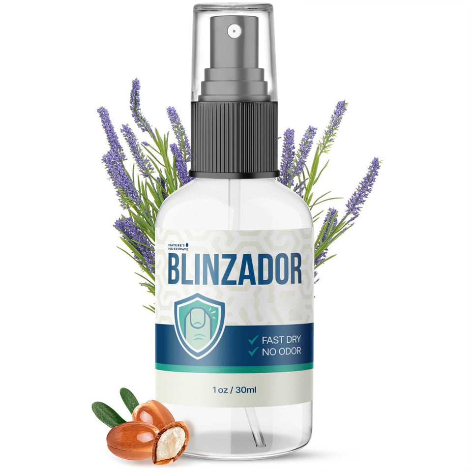 Nature’s NutriWave Blinzador front bottle showing clean packaging and benefits