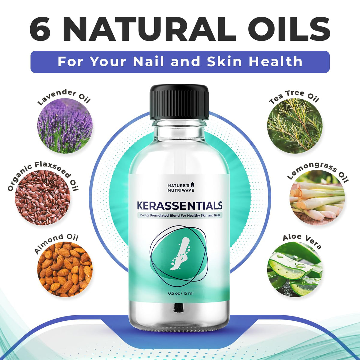 Nature’s NutriWave oil drop on skin highlighting lightweight, fast absorption
