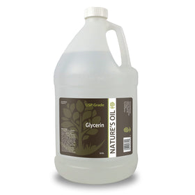 Nature's Oil gallon bottle front label showing product and purity benefits