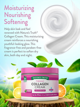 Nature's Truth applying cream on hand demonstrating quick absorption benefit