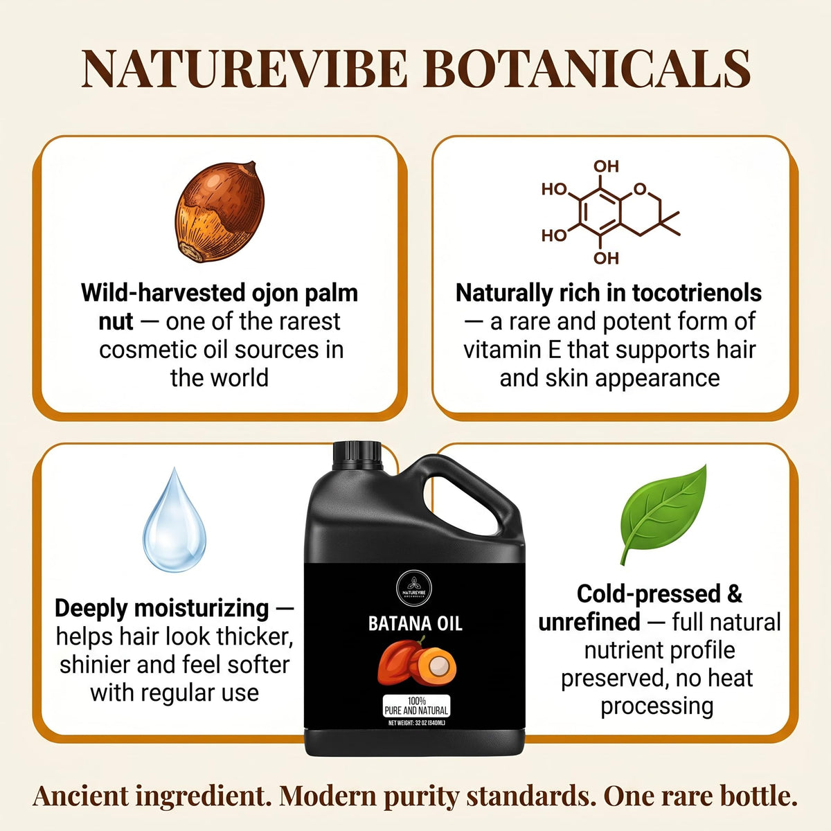 Naturevibe Botanicals before and after hair treatment showing improved manageability benefit