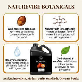 Naturevibe Botanicals before and after hair treatment showing improved manageability benefit