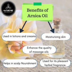Naturevibe Botanicals arnica oil applied during massage demonstrating glide and absorbency