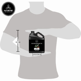Naturevibe Botanicals label detail highlighting ingredients and purity information