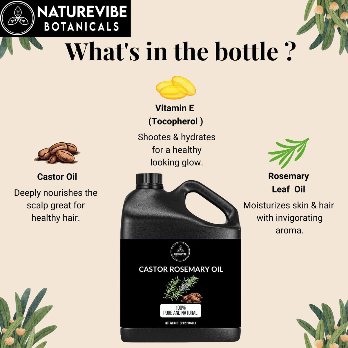 Naturevibe Botanicals oil applied to hair ends showing nourishing finish