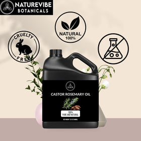Naturevibe Botanicals open jar with oil sheen demonstrating fresh, resealable packaging