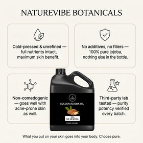 Naturevibe Botanicals before and after hair treatment showing improved sheen and manageability