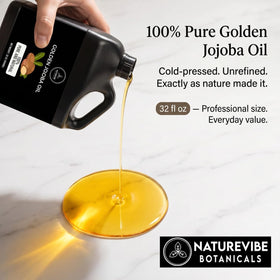 Naturevibe Botanicals single drop on skin demonstrating quick absorption and hydration