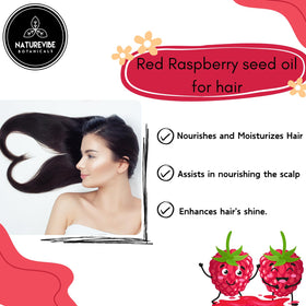 Naturevibe Botanicals oil being worked into hair for conditioning and frizz control