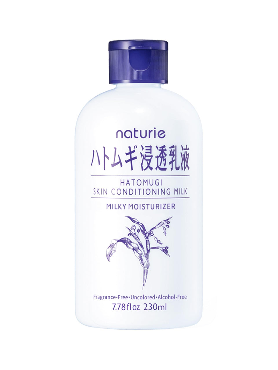 naturie front packaging showing bottle and label, lightweight hydration benefit