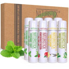 Naturistick front packaging showing 8-stick assortment and flavor labels for quick selection