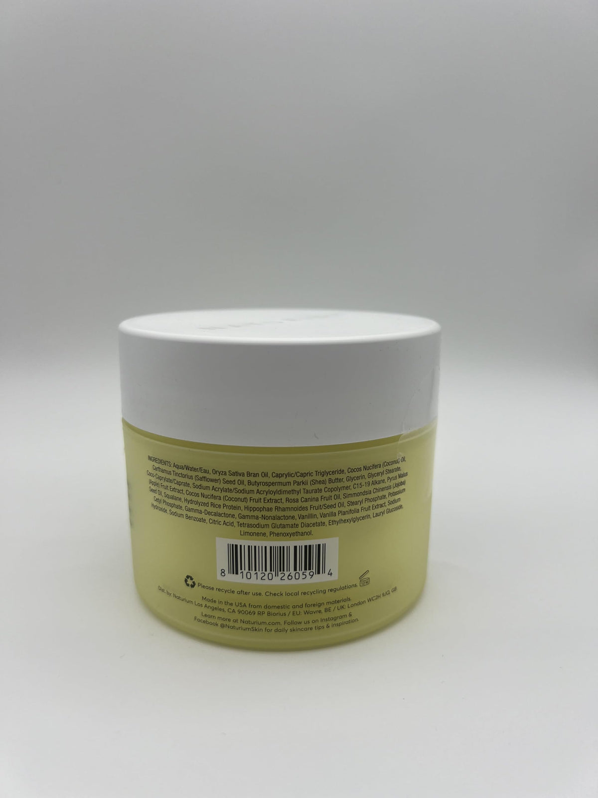 Naturium after application shows smoother skin texture and visible softness