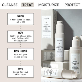 Naturium label close-up displaying concentration and ingredient highlights