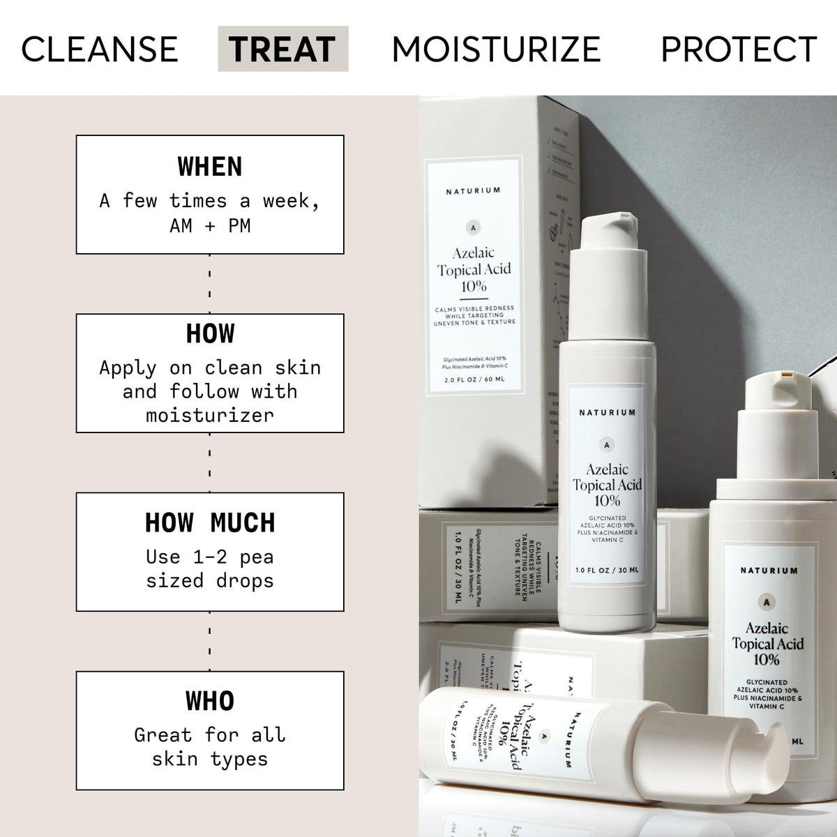 Naturium dropper dispensing serum texture for controlled application benefit