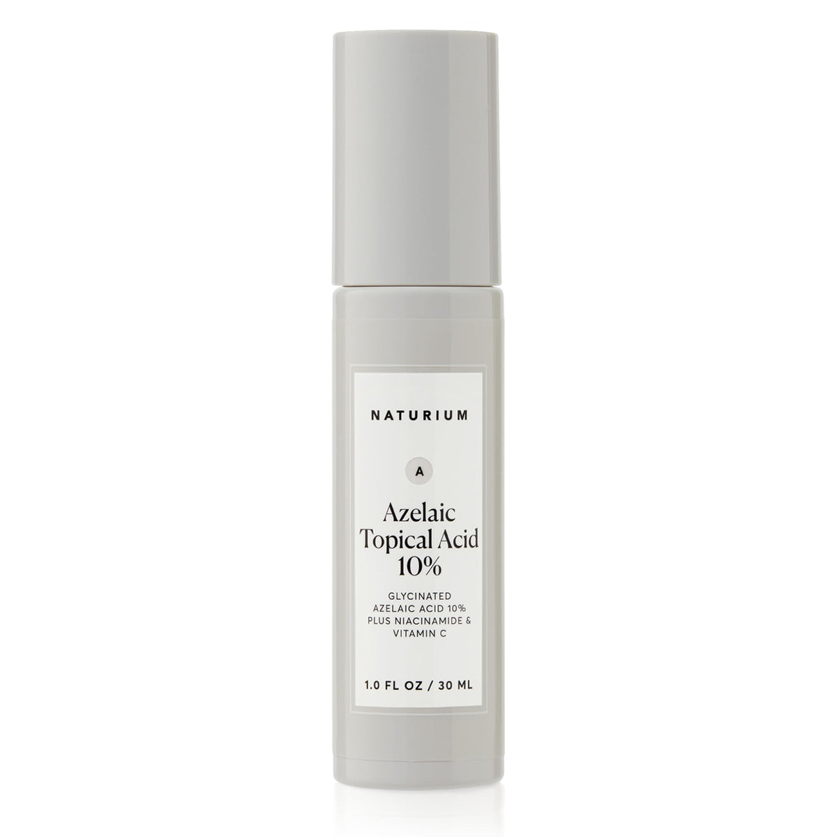 Naturium bottle front packaging showing label and compact size benefit
