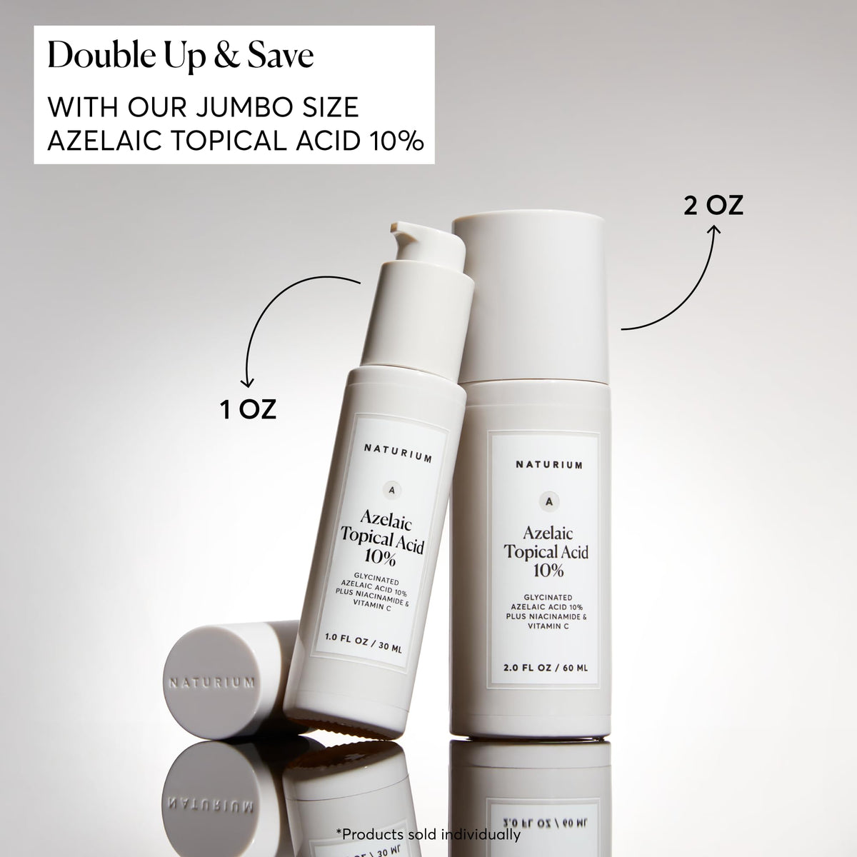 Naturium label close-up highlighting dermatologist-tested formulation benefit