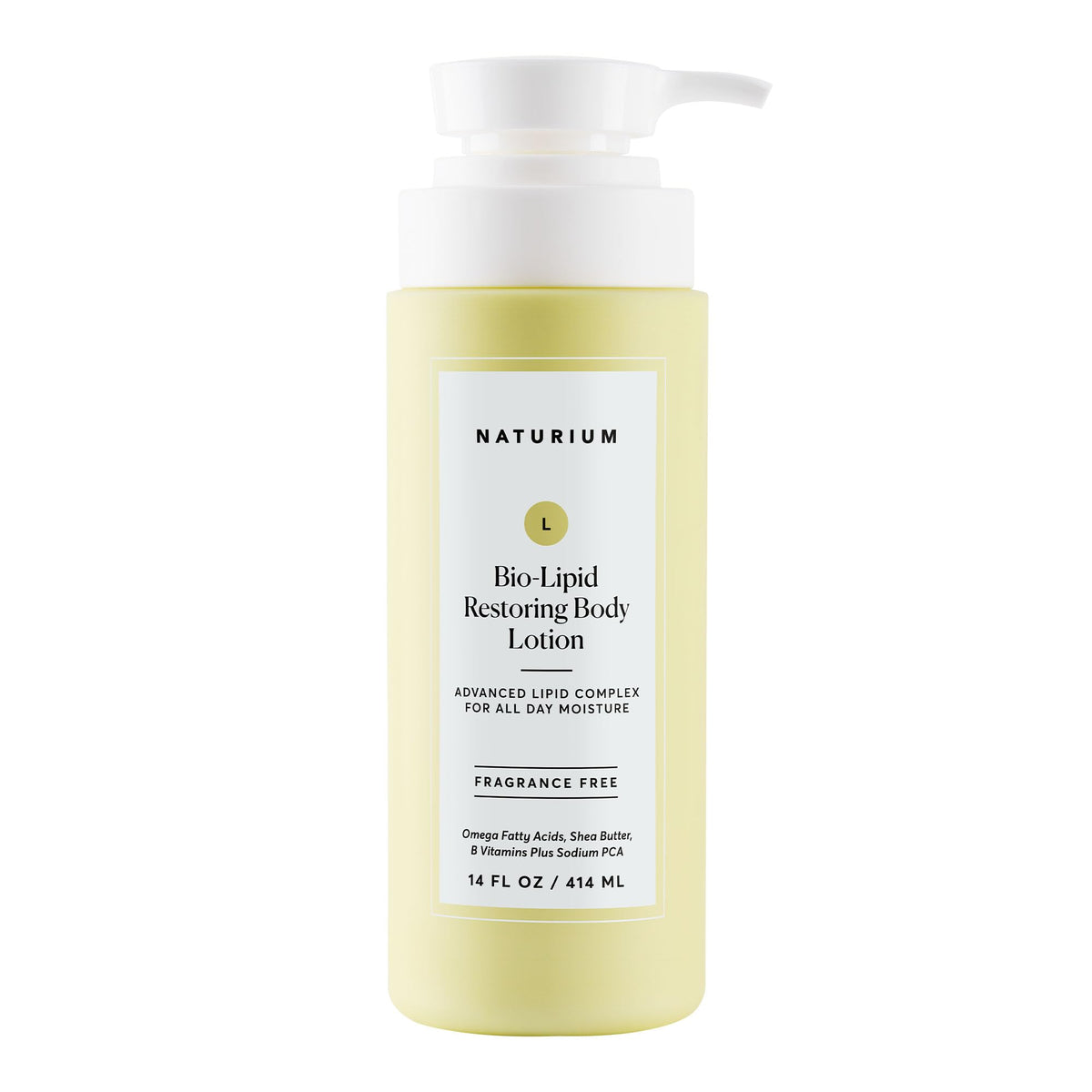 Naturium front packaging showing 14 oz bottle and product name for clear identification