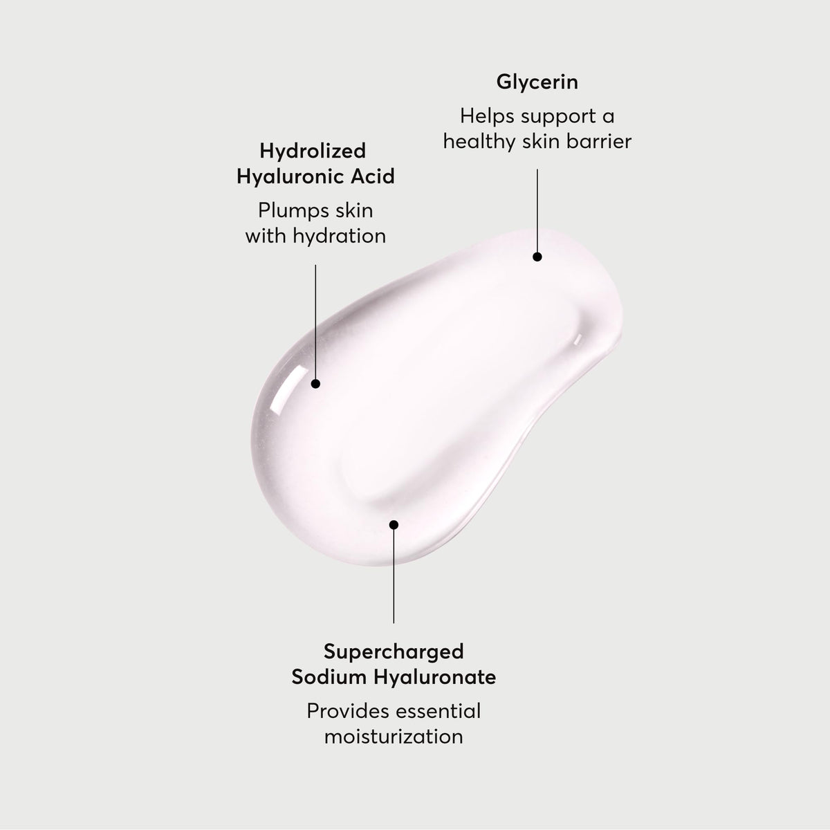 Naturium pump and label detail highlighting ingredient claims