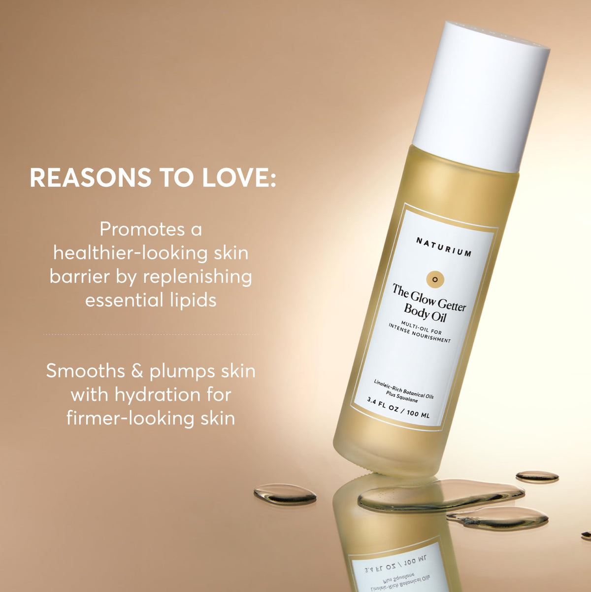 Naturium botanical ingredients display with jojoba rosehip olive showing nourishing benefits