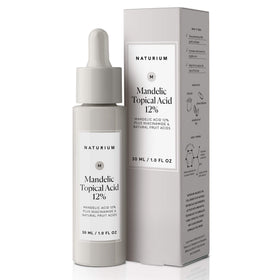 Naturium bottle front view showing clean label and daily exfoliant benefit