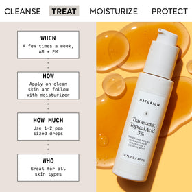 Naturium label detail with ingredient names visible to confirm active blend
