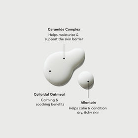 Naturium creamy texture close-up illustrating gentle moisturizing lather