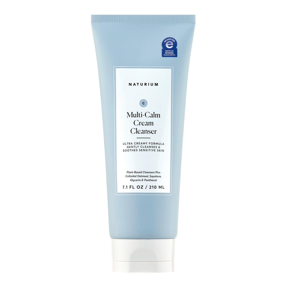 Naturium Multi-Calm Cream Cleanser front bottle showing label and size for clear product identification
