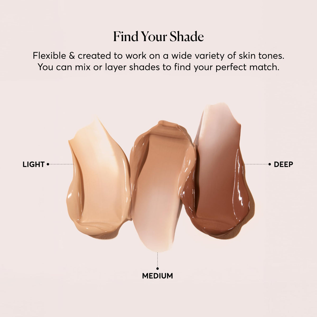 Lifestyle image of dewy skin after application showing radiant finish benefit